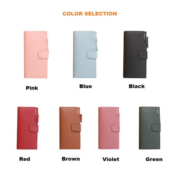Dompet Wanita Panjang Madley Wise Women Long Wallet Lipat Modern Walet Duit Cewek Murah-1
