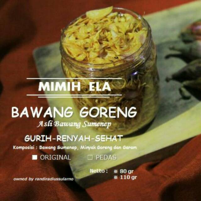 

Bawang Goreng Asli Bawang Sumenep - ORIGINAL