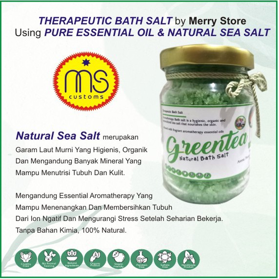 GARAM MANDI PLUS VIT. E + REMPAH REMPAH /GARAM AROMATERAPI/BATH SALT NATURAL/GARAM RENDAM MANDI SPA 