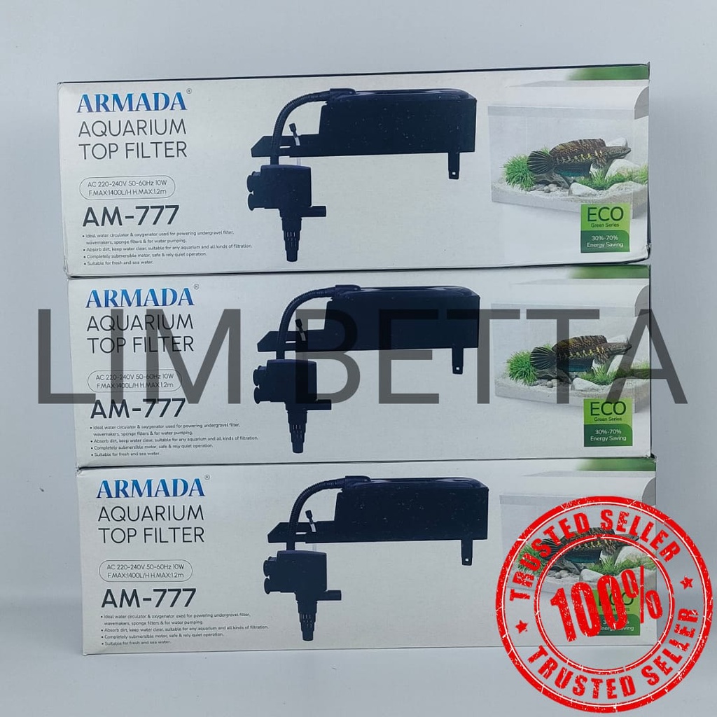 TOP FILTER ARMADA AM-777 / TOP FILTER AQUARIUM 3 IN 1 ARMADA