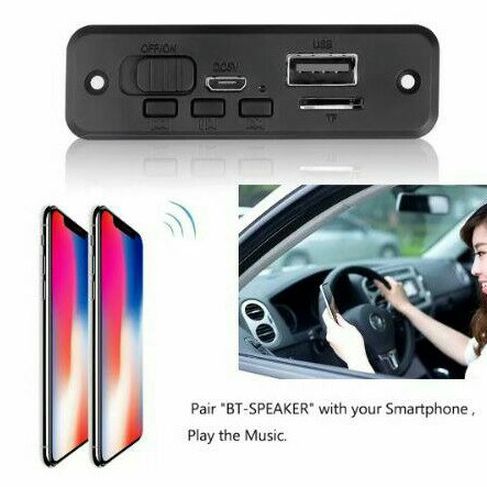 Kit Mp3 Bluetooth v 5.0 Plus Amplifier 2*3W Stereo 2x3W Super Mini