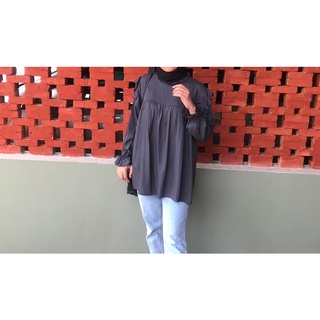 TERBARU PRISA BLOUSE KATUN RAYON JUMBO / BLOUSE OVERSIZE TERBARU WANITA / LD 120CM