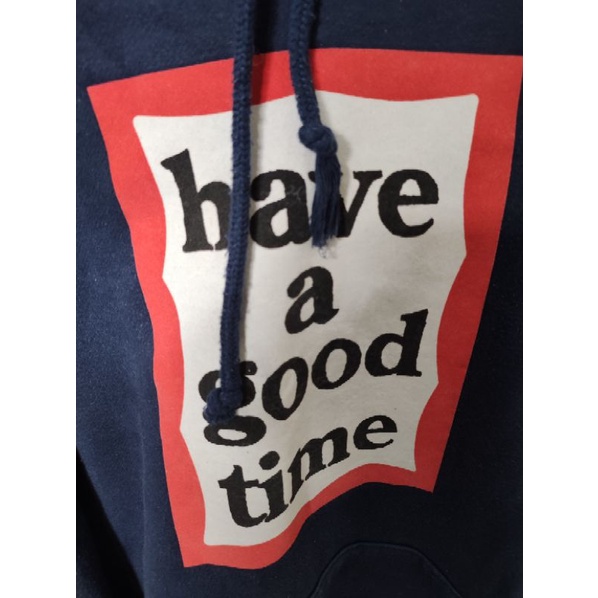 hoodie have a good time big logo