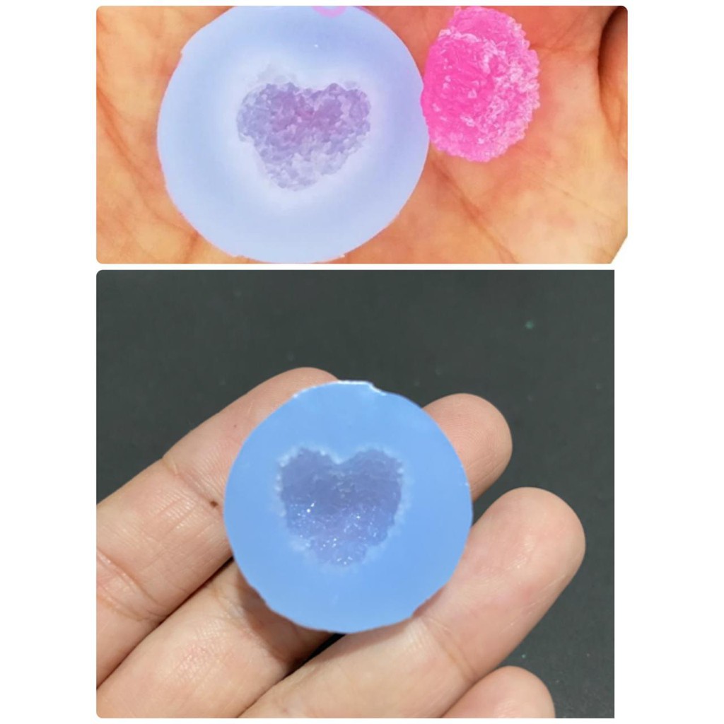 heart mold hati candy gummy mold clay mold resin cetakan love mold