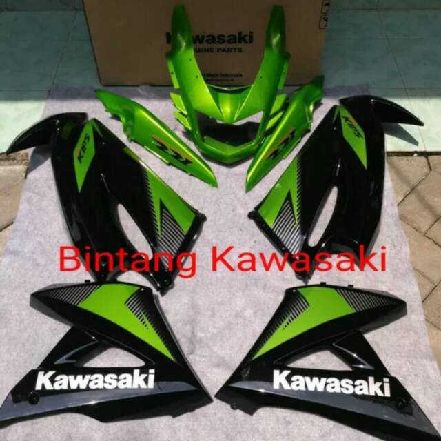 fairing atas bawah ninja rr new fairing full set ninja rr new 2014