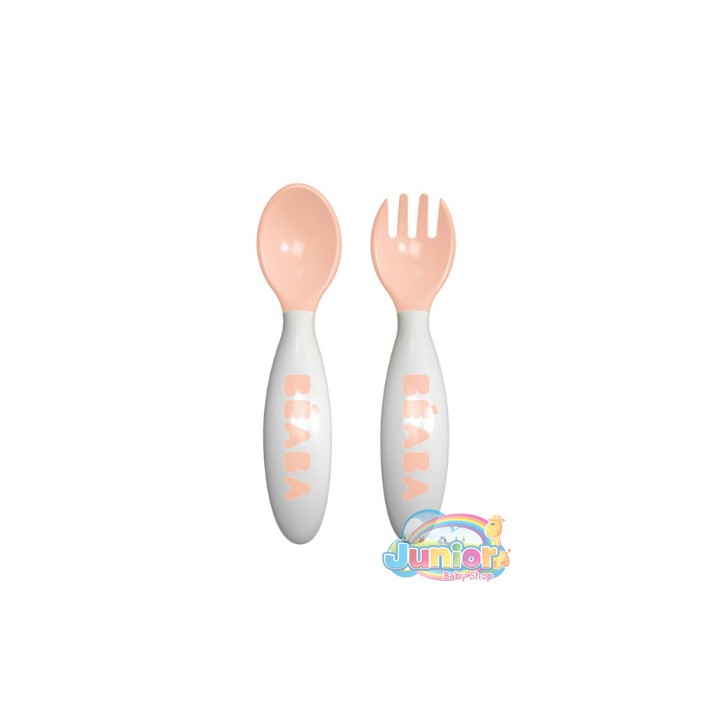 Beaba Set of 2 2nd Age Training For Spoon - Fork Spoon Set