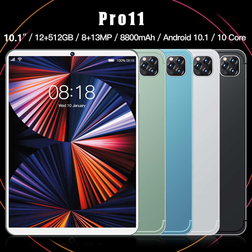 【Hot Sale】Tablet PC Asli Galaxy Tab Baru 12GB + 512GB Tablet Android 10 Inci Layar Full Screen Layar Besar Wifi 5G Dual SIM Tablet Untuk Anak Belajar,Tablet Gaming Murah Cuci Gudang-1