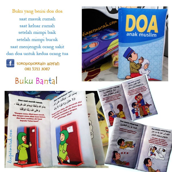 buku bantal Doa Anak Muslim
