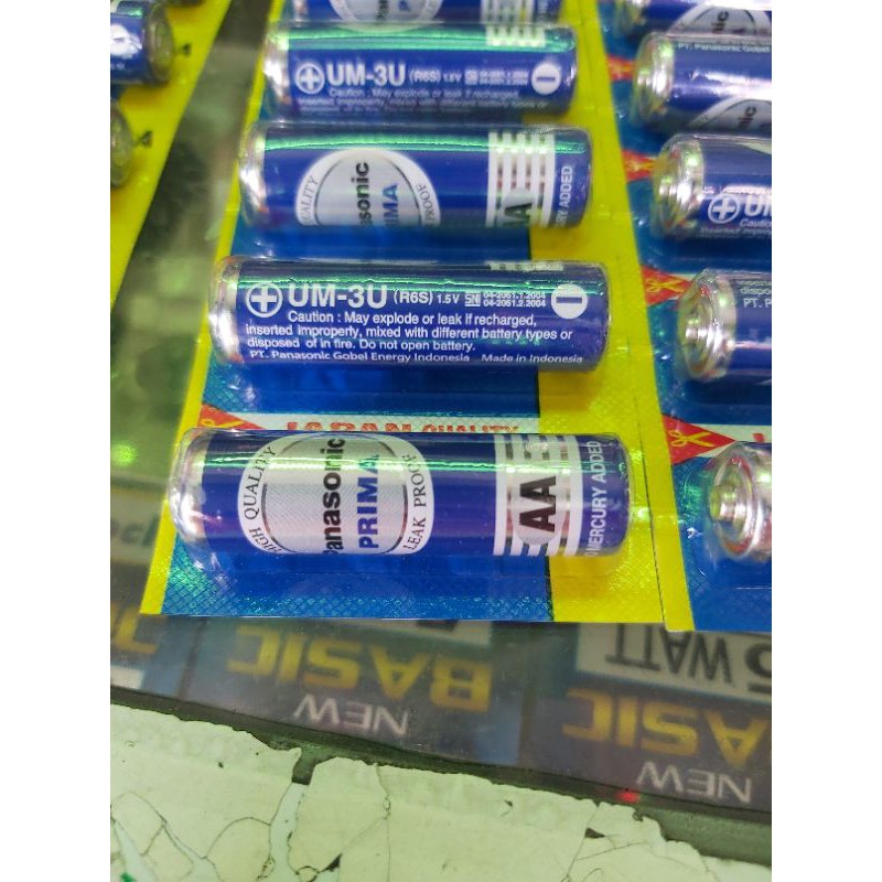 BATERAI AA PANASONIC. ( Per 1 pcs )