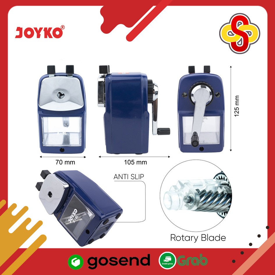 Rautan / Sharpener / Serutan Putar Joyko A-5L