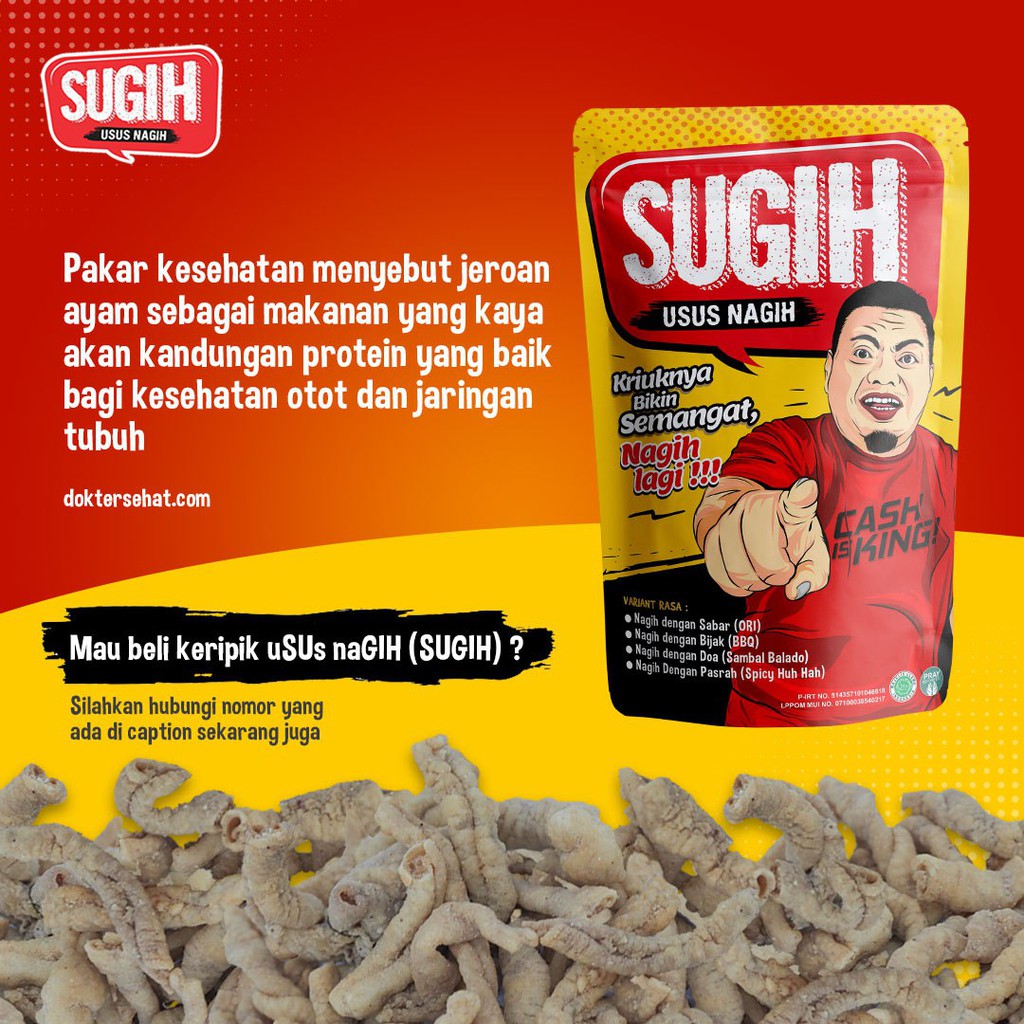 

Snack SUGIH Usus Nagih