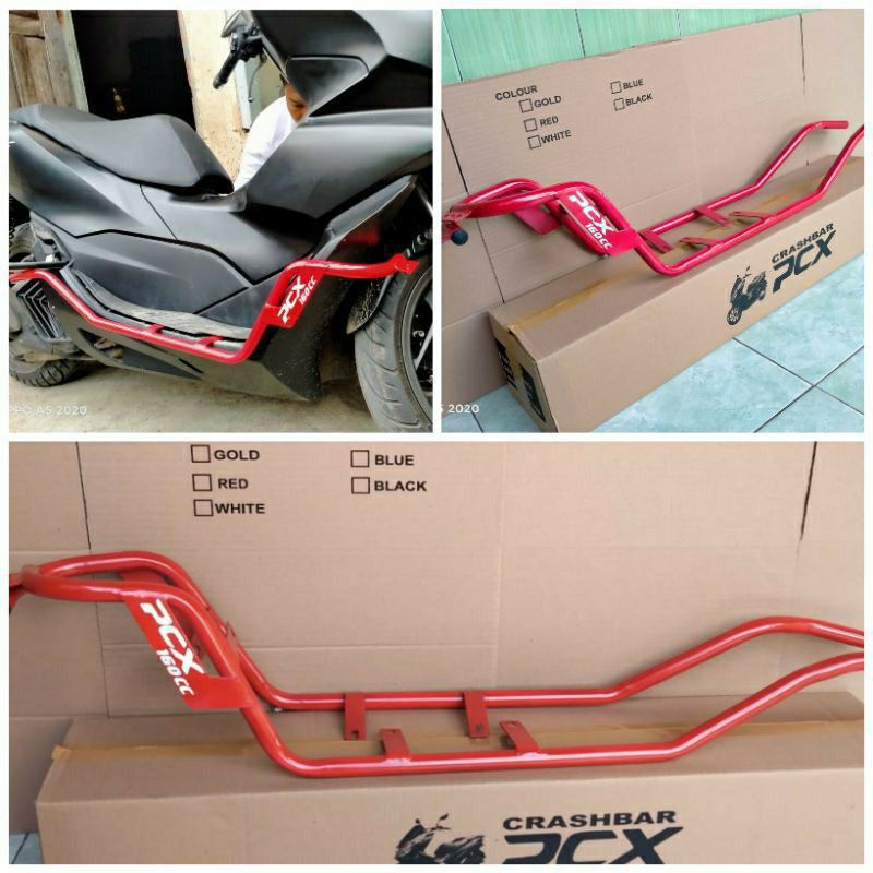 CRASHBAR PCX CBU PCX 150 PCX160 CRASHBAR HONDA PCX 150 TUBULAR HONDA PCX 150 PELINDUNG BODY SAMPING