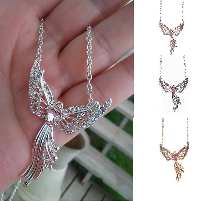 Kalung Dengan Liontin Bentuk Virgin Mary Angel Bahan Alloy Untuk Wanita