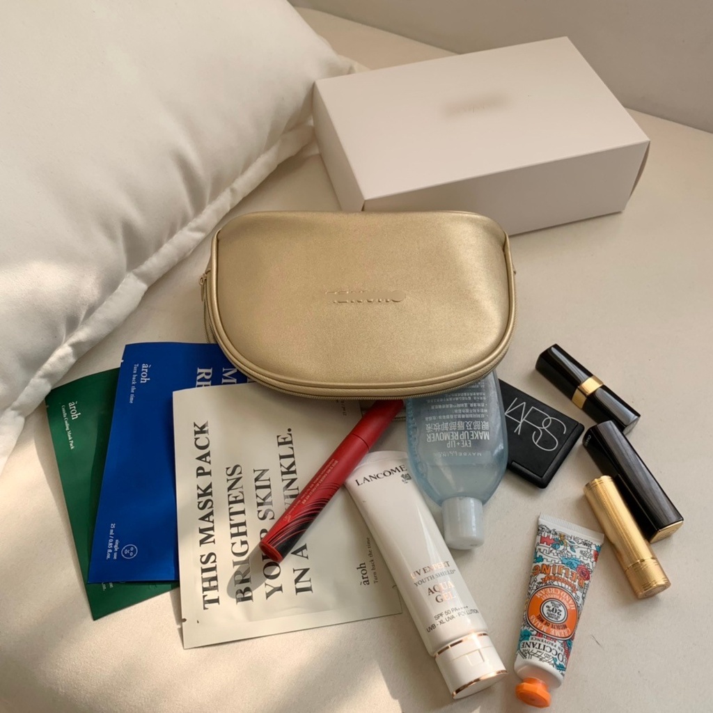 Makeup Pouch Gold / Tas Kosmetik / Clutch