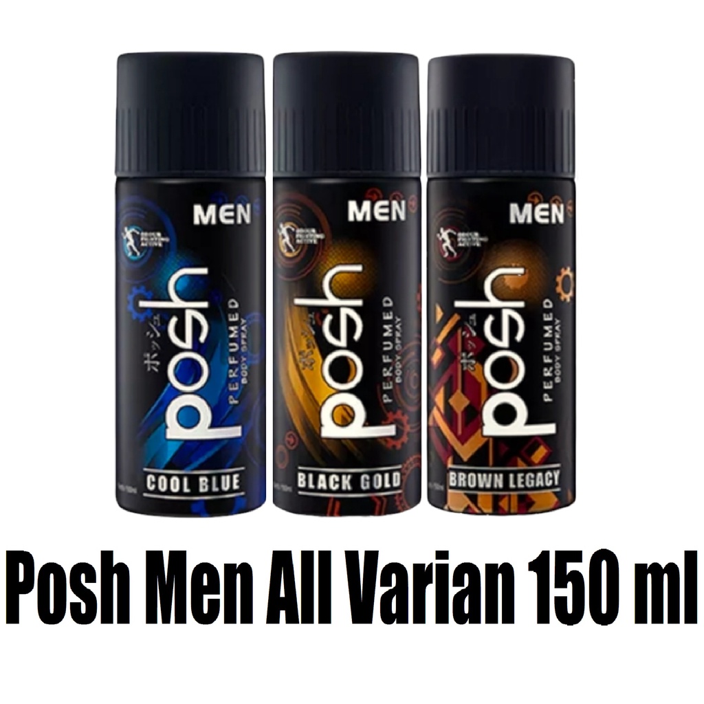 Posh Men Body Spray 150 ml All Varian (Cek Deskripsi) #MDR