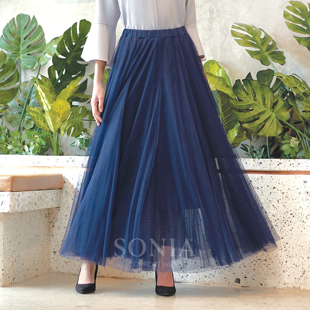 

Molly Skirt / Rok Tutu Panjang / Rok Maxi Tulle A Line by SONIA / C1660