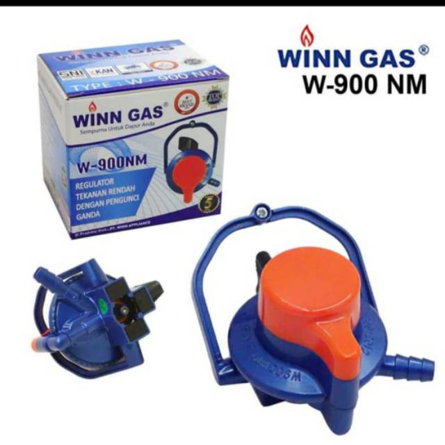 Winn Gas Regulator Gas LPG Tekanan Rendah Non Meter Dengan Pengunci Ganda