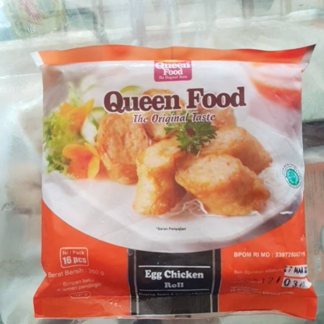 

Queen food egg chicken roll 16pcs