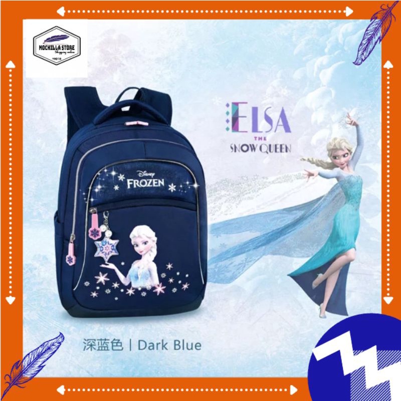 Mochillastore -Tas Sekolah Ransel Anak Perempuan Karakter Disney Frozen Elsa Tas Dinir New Arrival Termurah COD Tas  Anak Wanita  Tas Cinderella Tas Backpack Anak