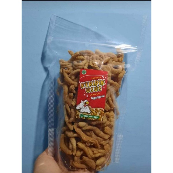 

Keripik Usus Ayam Gurih Renyah ½kg