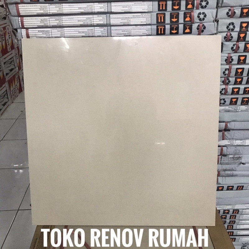 granit lantai 60x60 CREAM GLOSSY (harga perdus isi 1,44mtr) / granit ceranosa
