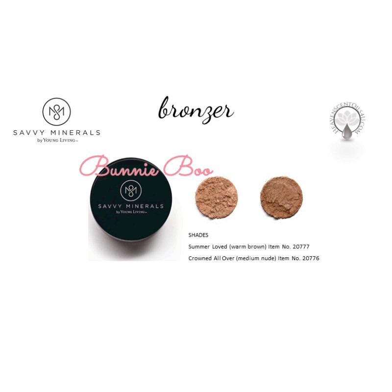 Savvy Minerals Bronzer, Summer Loved - YL 2 g - ORIGINAL USA