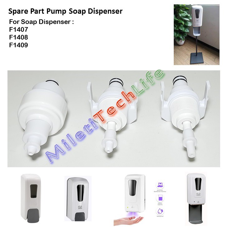 Spare Part Pump Soap Dispenser FOAM GEL SPARY  F1407 F1408 F1409