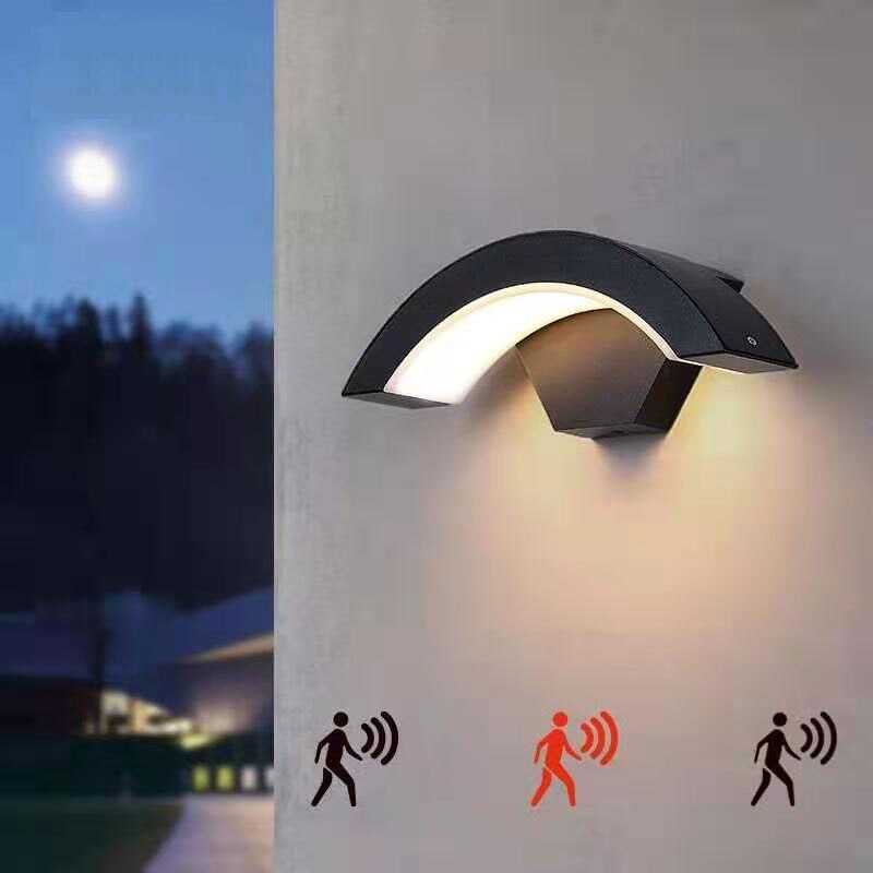 PDQ Lampu LED Sensor Gerak Outdoor Light Cool White 15W 03120