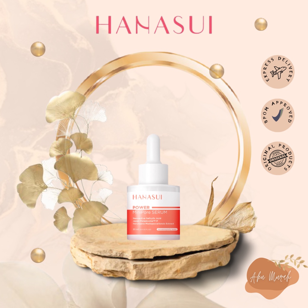✨ AKU MURAH ✨ Hanasui Power Mini Pore Serum 20 ML ORIGINAL (BOTOL PEACH)