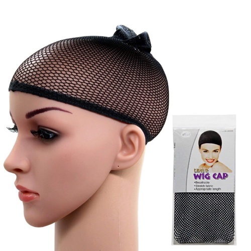 Wig Cap / Hair Net untuk wig - Black dan Beige - Wig care