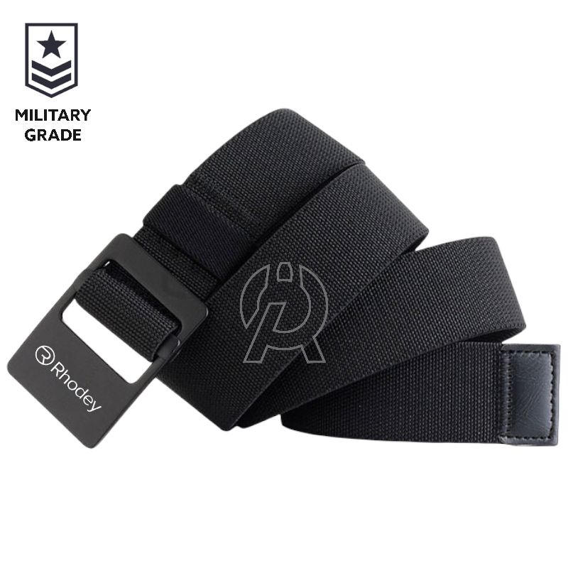 TERMURAH Rhodey Tali Ikat Pinggang Pria Sabuk Army Military Tactical Gesper Metal 120 cm