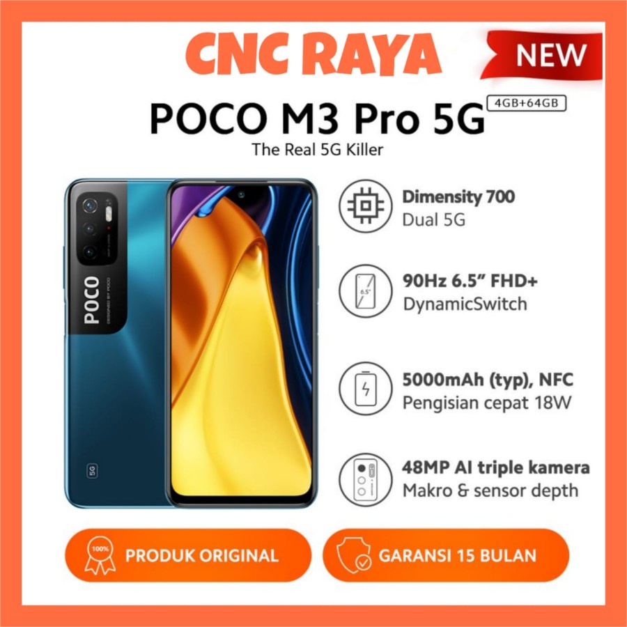 XIAOMI POCO M3 PRO 5G | GARANSI RESMI