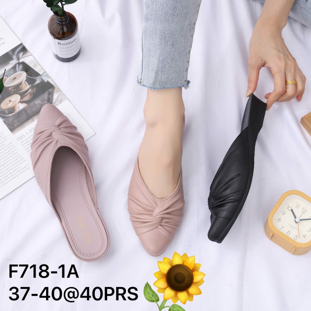 Sandal Sepatu Sendal Wedges Jelly Wanita Import Murah Terbaru BALANCE B650