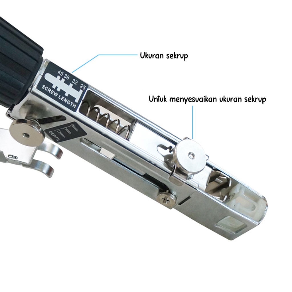 Tembakan Pistol Baut Sekrup Paku Rantai Adaptor Bor Listrik Adapter screw