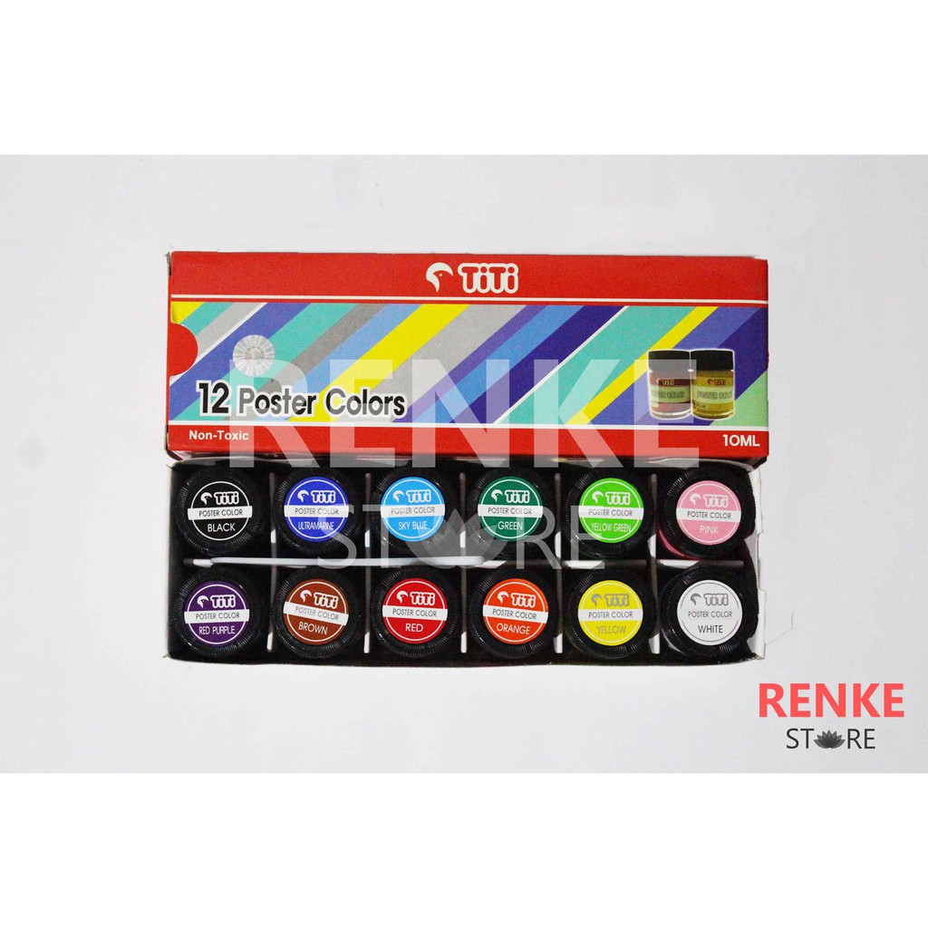 Cat Poster Titi 12 Warna - Isi Botol 10ml