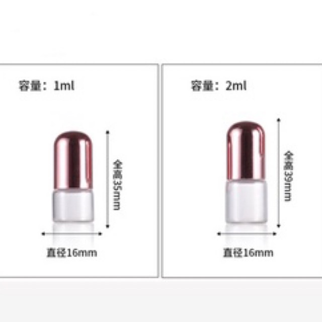 5ml Botol Clear Tutup Rose Gold Pink Roll On Glass Perfume Essential Oil Vials Stainless Roller Ball Travel Clear Bottle