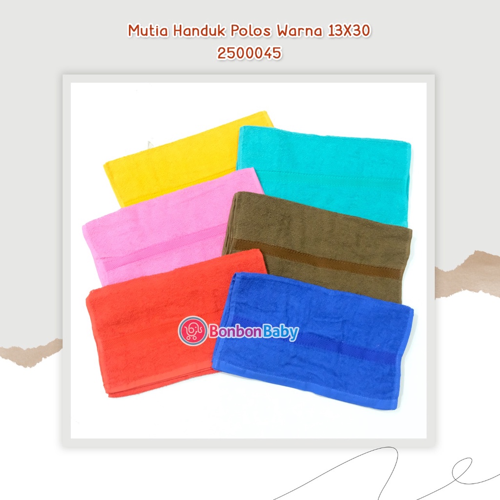 Paling murah !!! Handuk Kecil Murah Polos warna / Motif