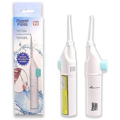 Portable Power Floss Dental Jet - Alat Pembersih Karang Gigi