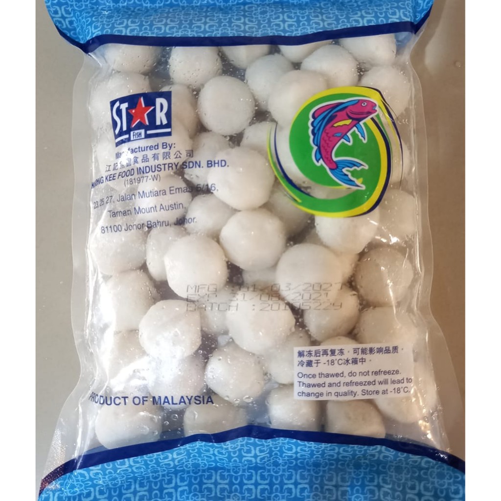 

Starfish bakso ikan 500 gram