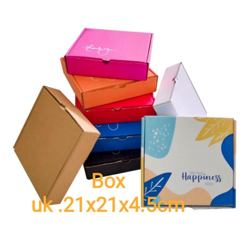 

Box Pizza 21x21x4cm (LD)/Kardus/Hampers/Baju