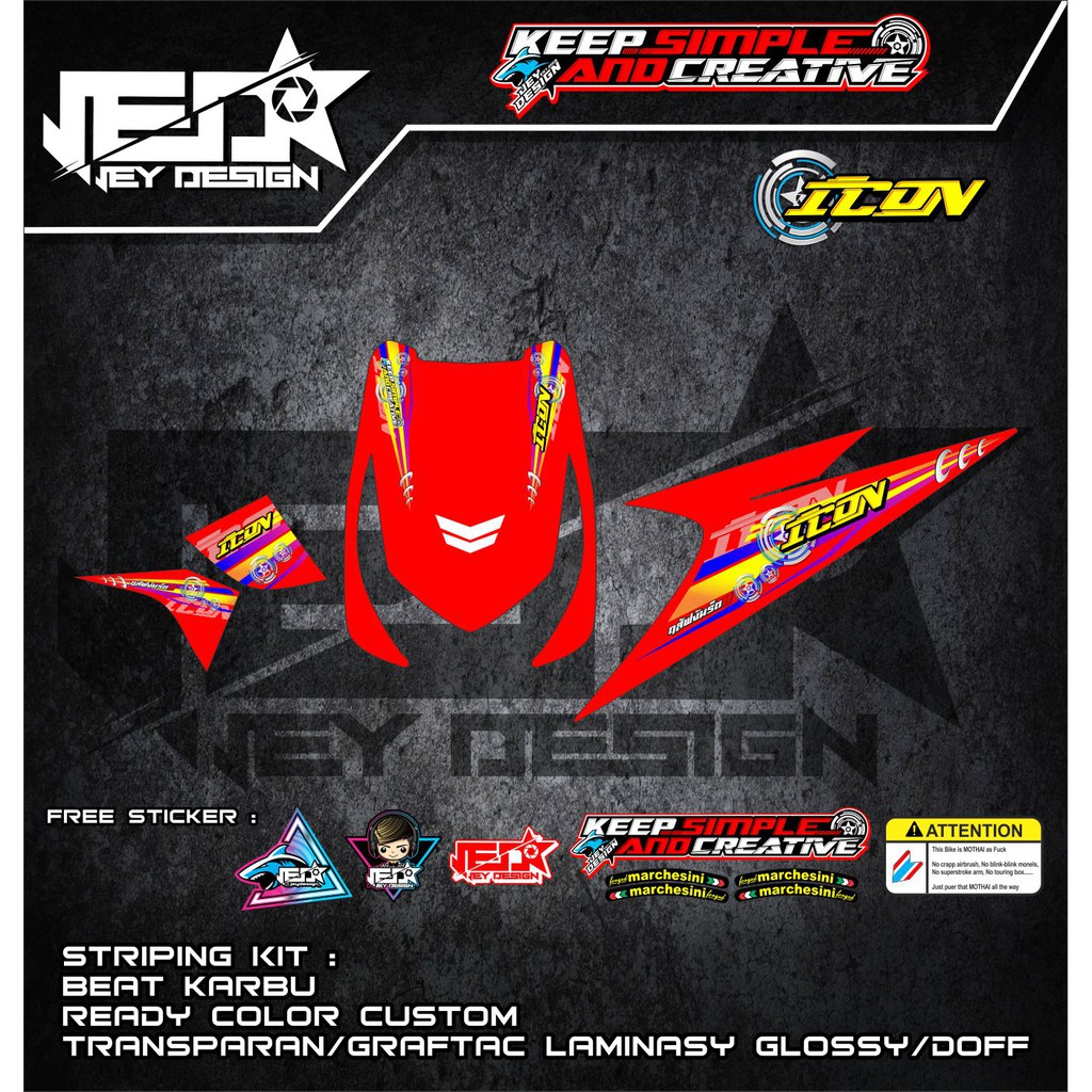 STRIPING BEAT KARBU ICON