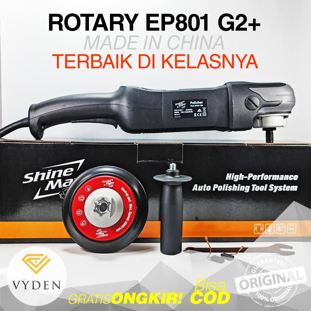 Mesin Poles Motor Rotary Shinemate EP801 G2 Garansi Resmi MURAH