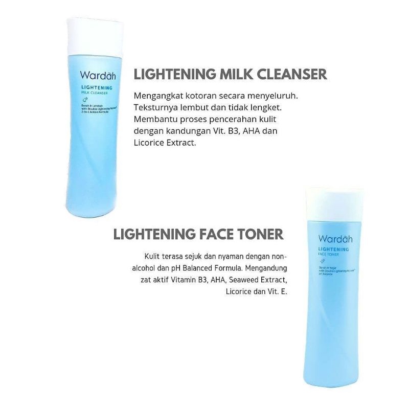 Wardah lightening milk cleanser 100ml