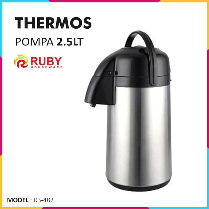 RUBY RB-482 Thermos Pompa Air 2.5 Lt [Panas &amp; Dingin]