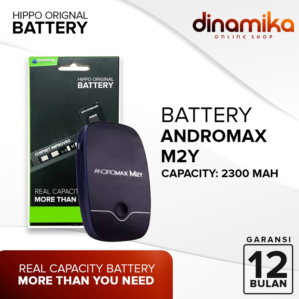Hippo Baterai Battery Modem Andromax M2Y (H15348) 2300Mah Ultimate