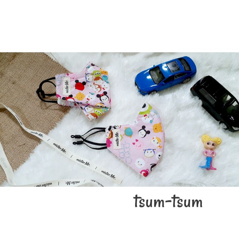 Masker kain motif anak kf94