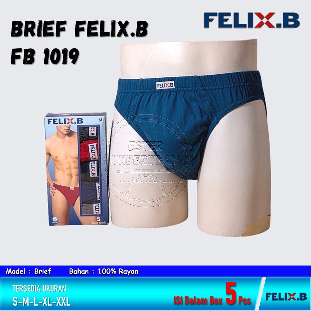 Celana Dalam Pria Felix.B FB 1019 isi 5 pcs