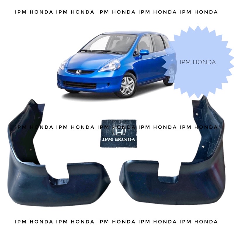 Mud Guard Karet Plastik Karpet Kepet Roda Penahan Lumpur Depan Kanan Kiri Honda FIT GD1 Jazz GD3 2003-2008 IDSI VTEC