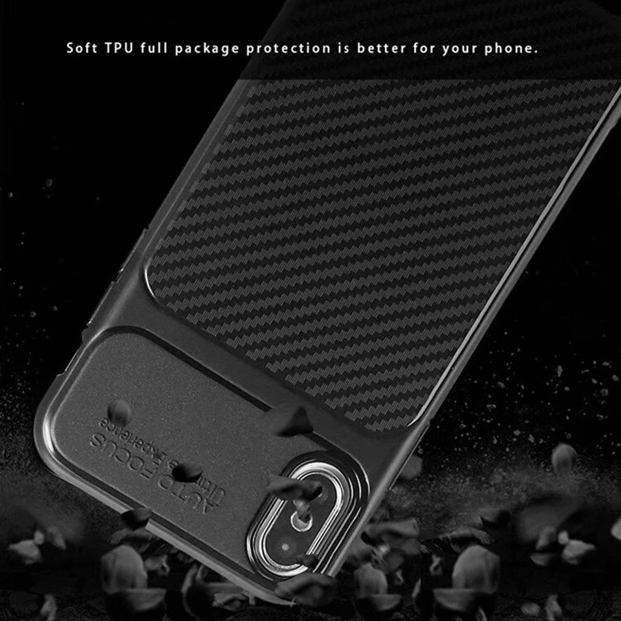 Softcase New Carbon Iphone XS Max / XR - Case New Carbon Iphone