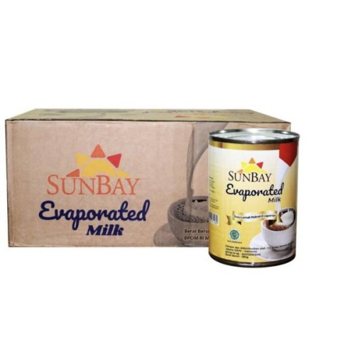 Sunbay Susu Evaporasi 380gr (isi 48) DUS - INSTANT &amp; SAMEDAY